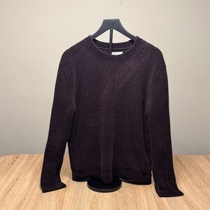 Vince Dark Maroon Crewneck Sweater